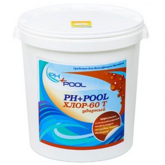 PH+Pool Хлор-60T Ударный в таблетках по 20гр 30кг 